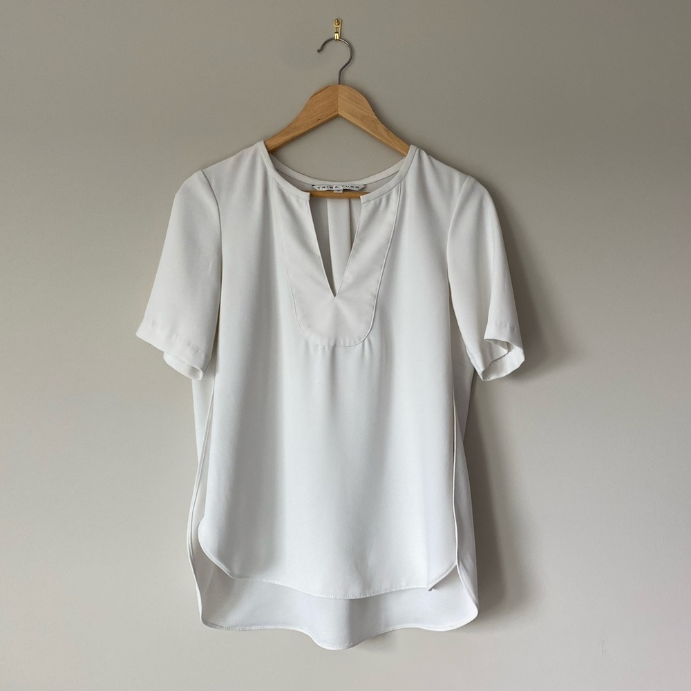 White Trina Turk Tunic